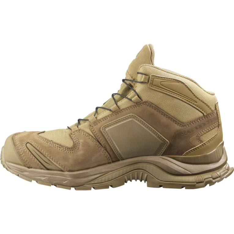 Brown Salomon Xa Forces Mid Men's Tactical Boots | PH 51473M